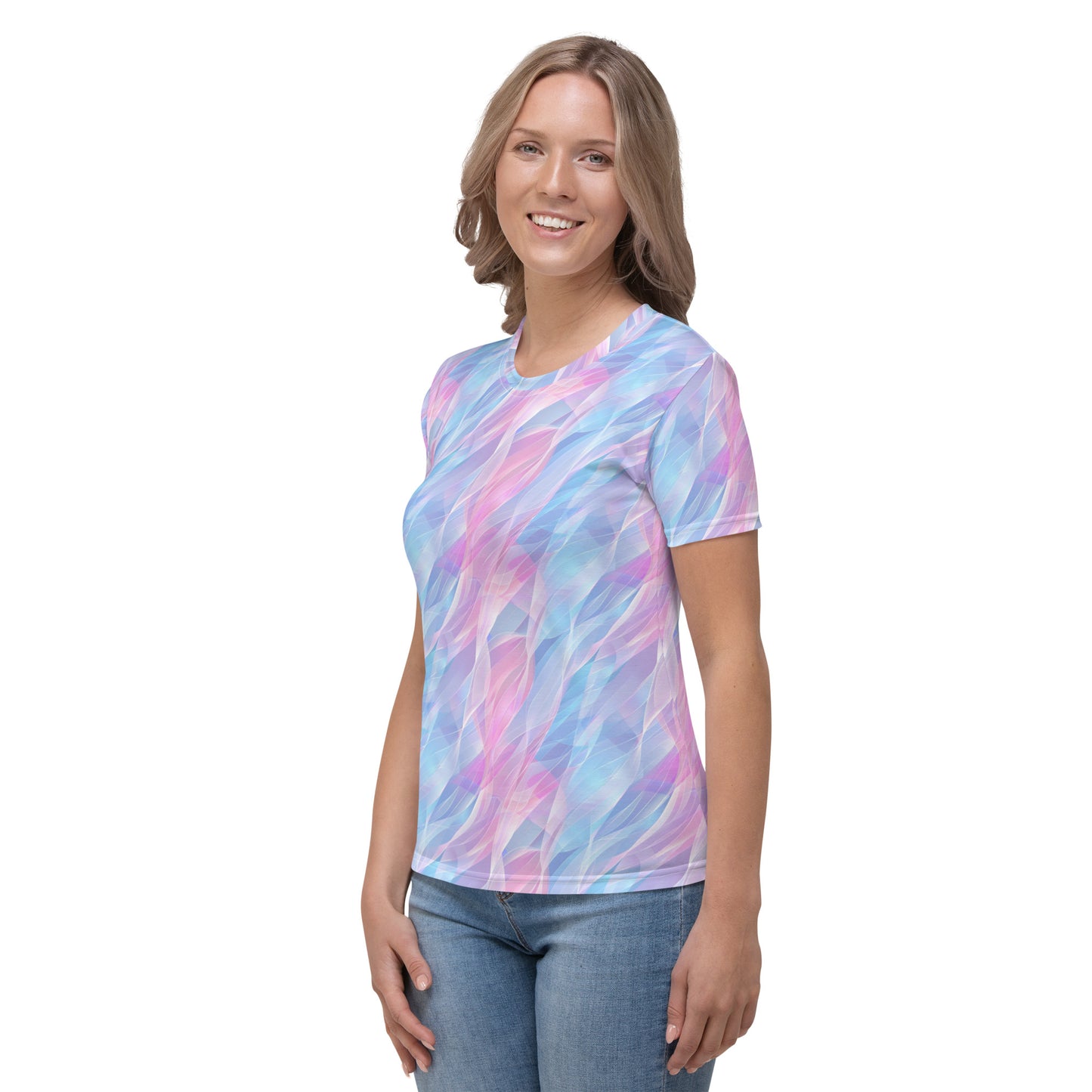 Pastel blue and pink Women's T-shirt