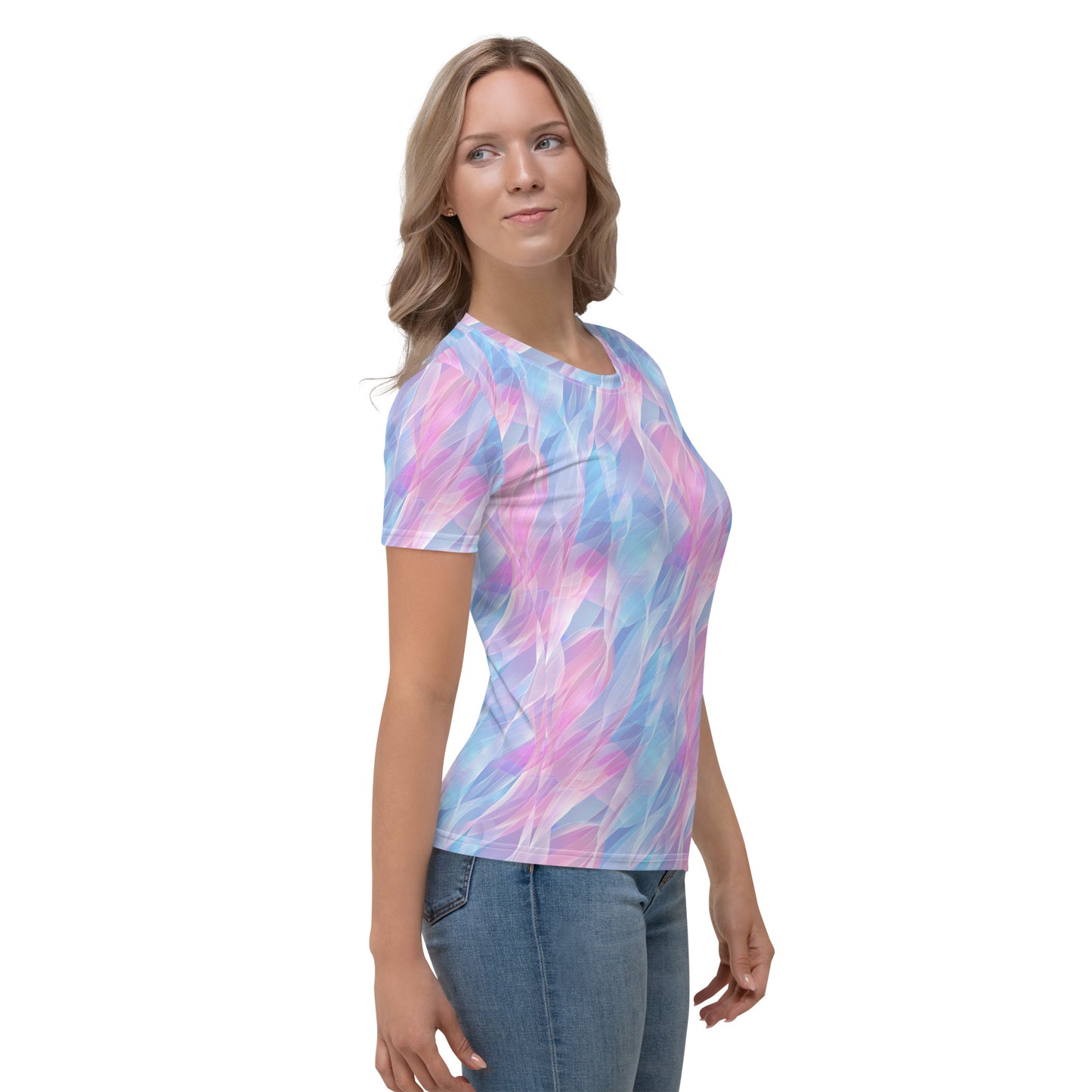 Pastel blue and pink Women's T-shirt