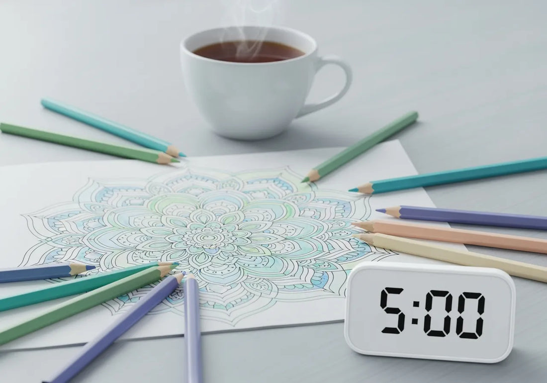 5-Minute Coloring: Quick Meditation for Daily Stress