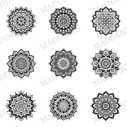 Mandala Coloring Pages | Intricate Printable Adult Coloring Book PDF