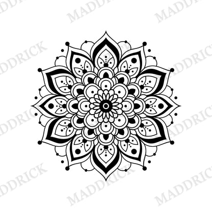 Mandala Coloring Pages | Intricate Printable Adult Coloring Book PDF