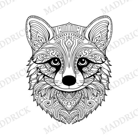 Échantillon gratuit de portraits d'animaux — 3 pages de coloriage à imprimer